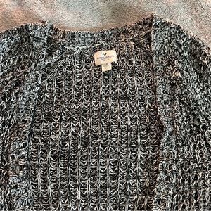 American Eagle Waffle Knit Cardigan